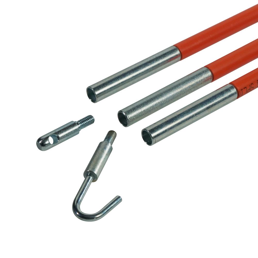 Klein Tools 56312 Lo-Flex Fish Rod Set, 12-Foot