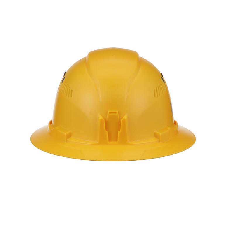 Klein Tools 60262 Hard Hat, Vented, Full Brim Style, Yellow