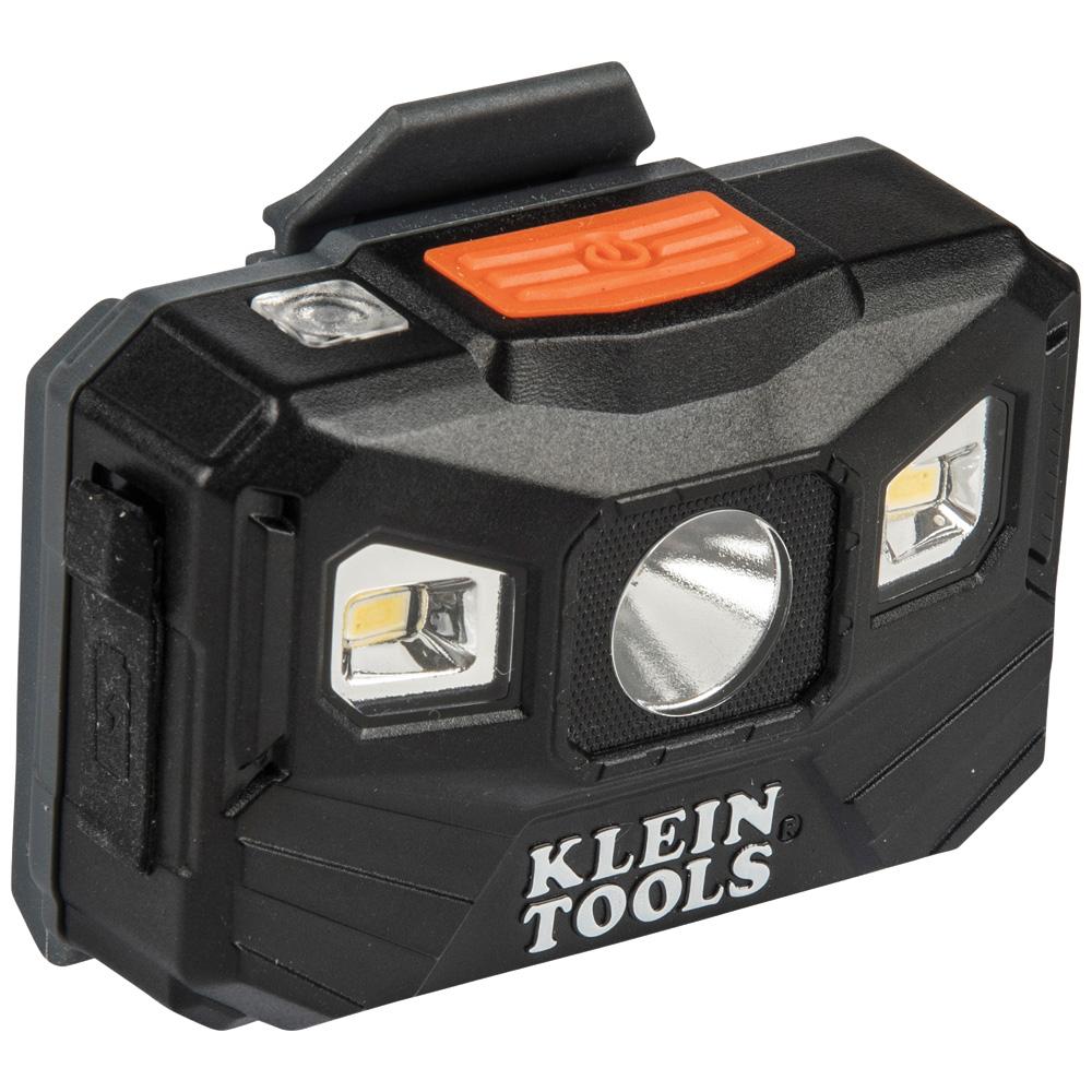 Klein Tools 60347 Hard Hat, Premium Karbn Pattern, Vented Full Brim, Class C, Lamp