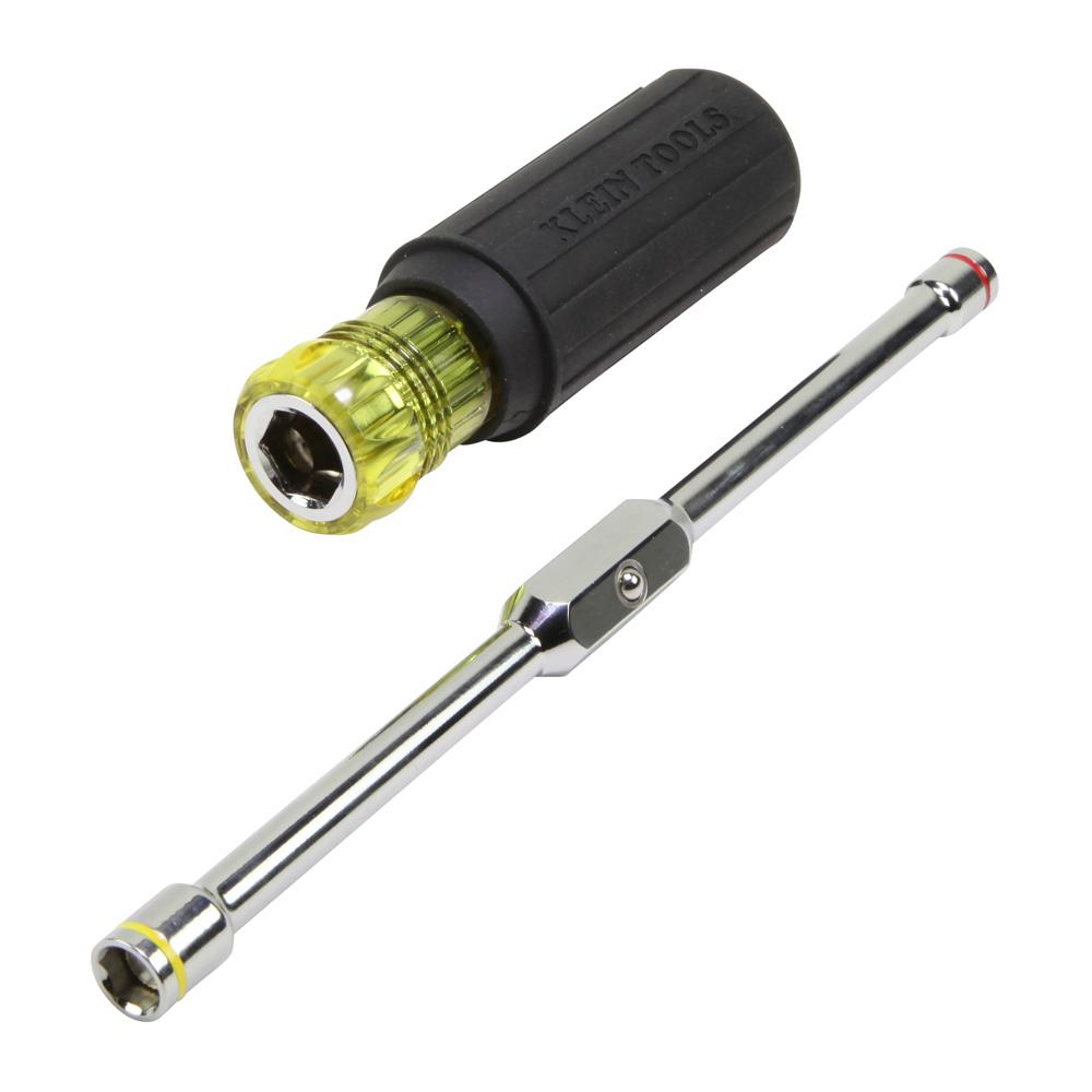 Klein Tools 65064 2-In-1 Nut Driver, Hex Head, 1/4-Inch And 5/16-Inch
