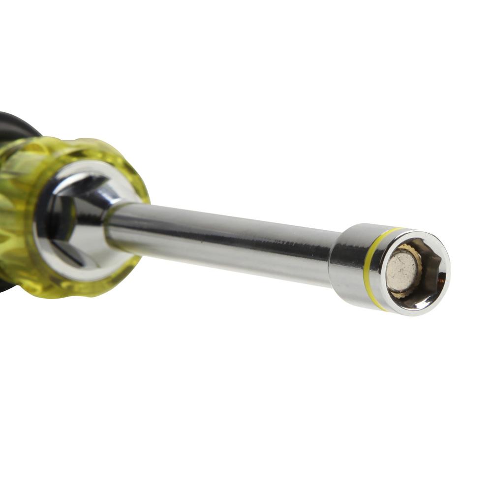Klein Tools 65064 2-In-1 Nut Driver, Hex Head, 1/4-Inch And 5/16-Inch