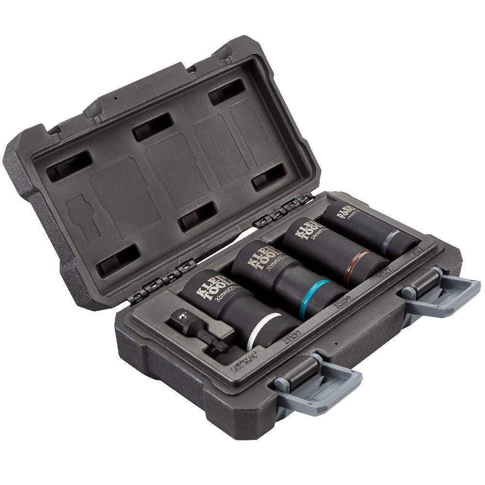 Klein Tools 66052E 2-In-1 Metric Impact Socket, 12-Point, 24 X 19 Mm