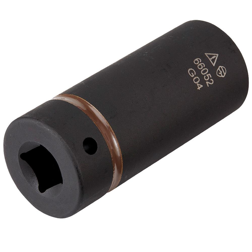 Klein Tools 66052E 2-In-1 Metric Impact Socket, 12-Point, 24 X 19 Mm