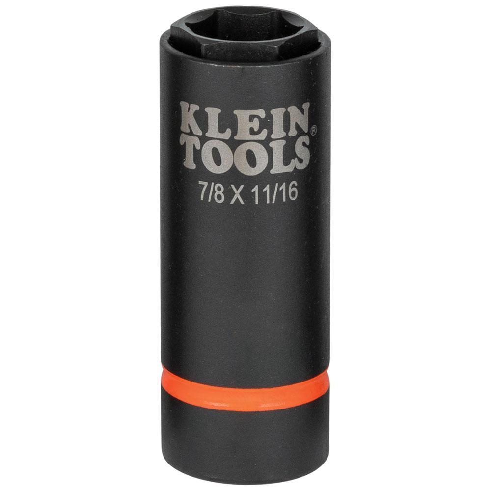 Klein Tools 66060 2-In-1 Impact Socket Set, 6-Point, 6-Piece