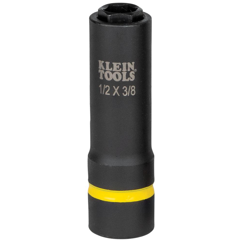 Klein Tools 66060 2-In-1 Impact Socket Set, 6-Point, 6-Piece