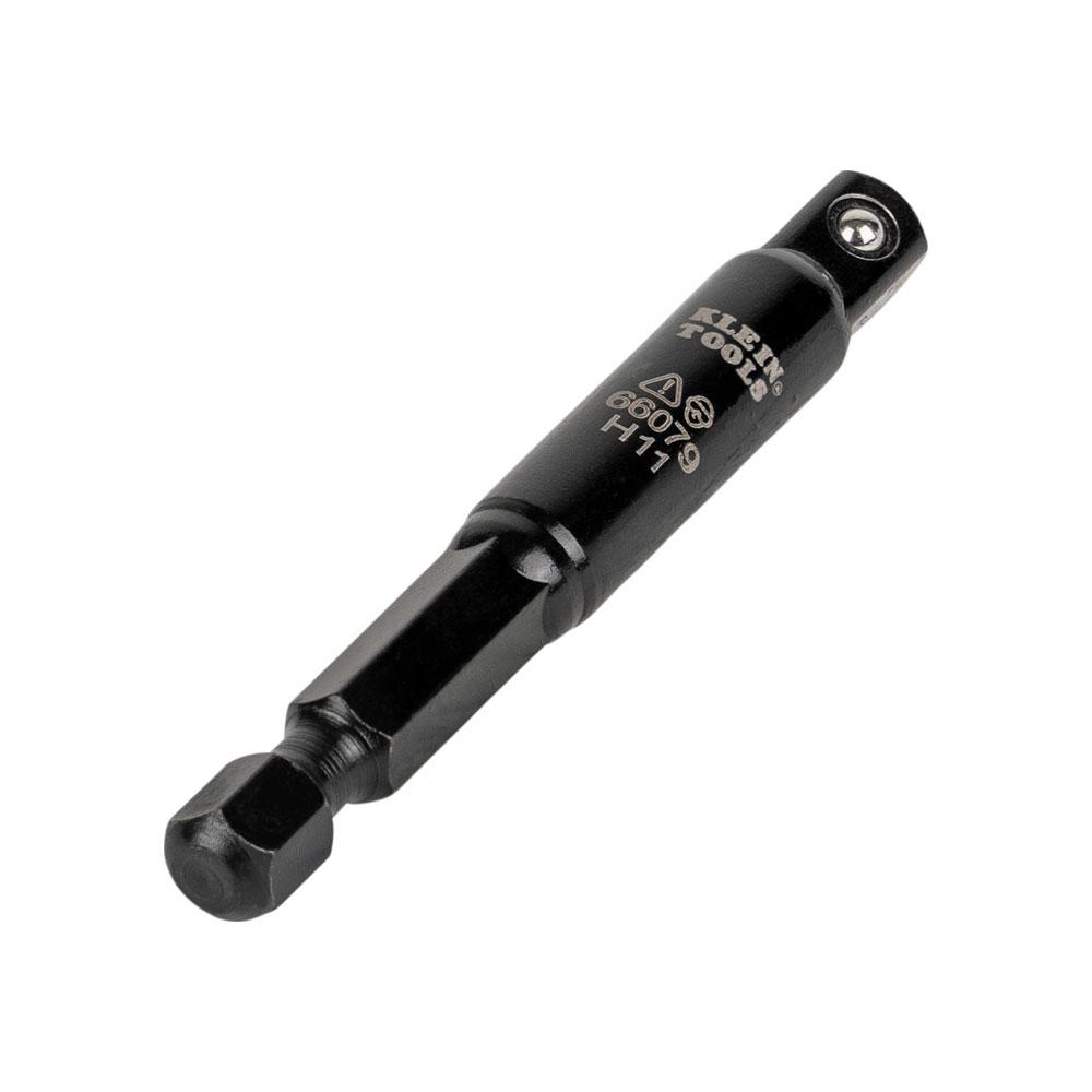 Klein Tools 66079 Flip Impact Socket Adapter, Small, 1/4 To 1/4-Inch