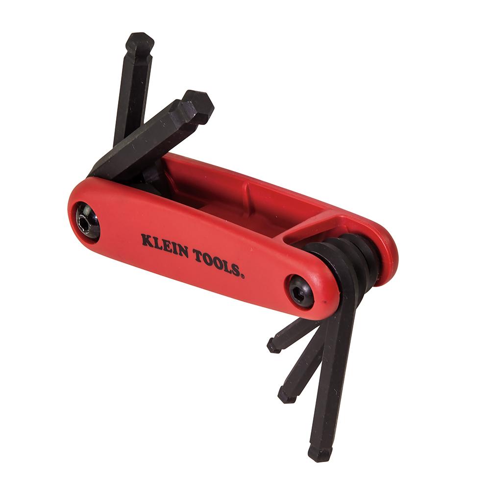 Klein Tools 70572 Grip-It® Ball End Hex Set, 5-Key, Metric Sizes