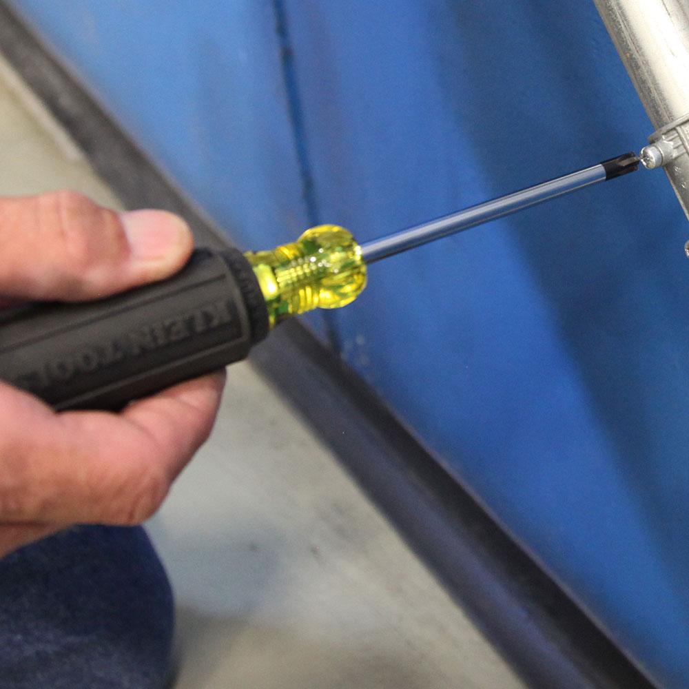 Klein Tools 7314 #1 Combo-Tip Driver, 4-Inch Fixed Blade