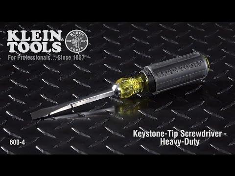 Klein Tools 85105 Screwdriver Set, Slotted And Phillips, 4-Piece