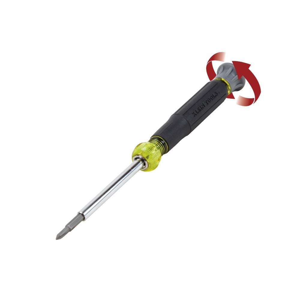 Klein Tools 85613 Screwdriver Set, Electronics Slotted And Phillips, 4-Piece