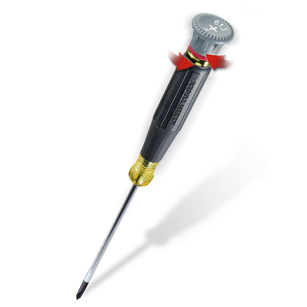 Klein Tools 85614 Screwdriver Set, Electronics Slotted And Phillips, 5-Piece