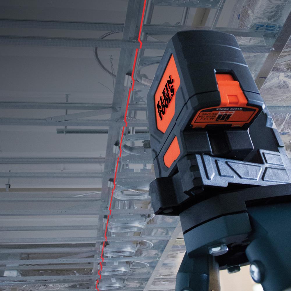 Klein Tools 93LCLS Laser Level, Self-Leveling Red Cross-Line Level And Red Plumb Spot