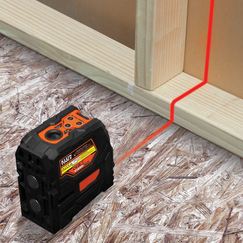 Klein Tools 93LCLS Laser Level, Self-Leveling Red Cross-Line Level And Red Plumb Spot
