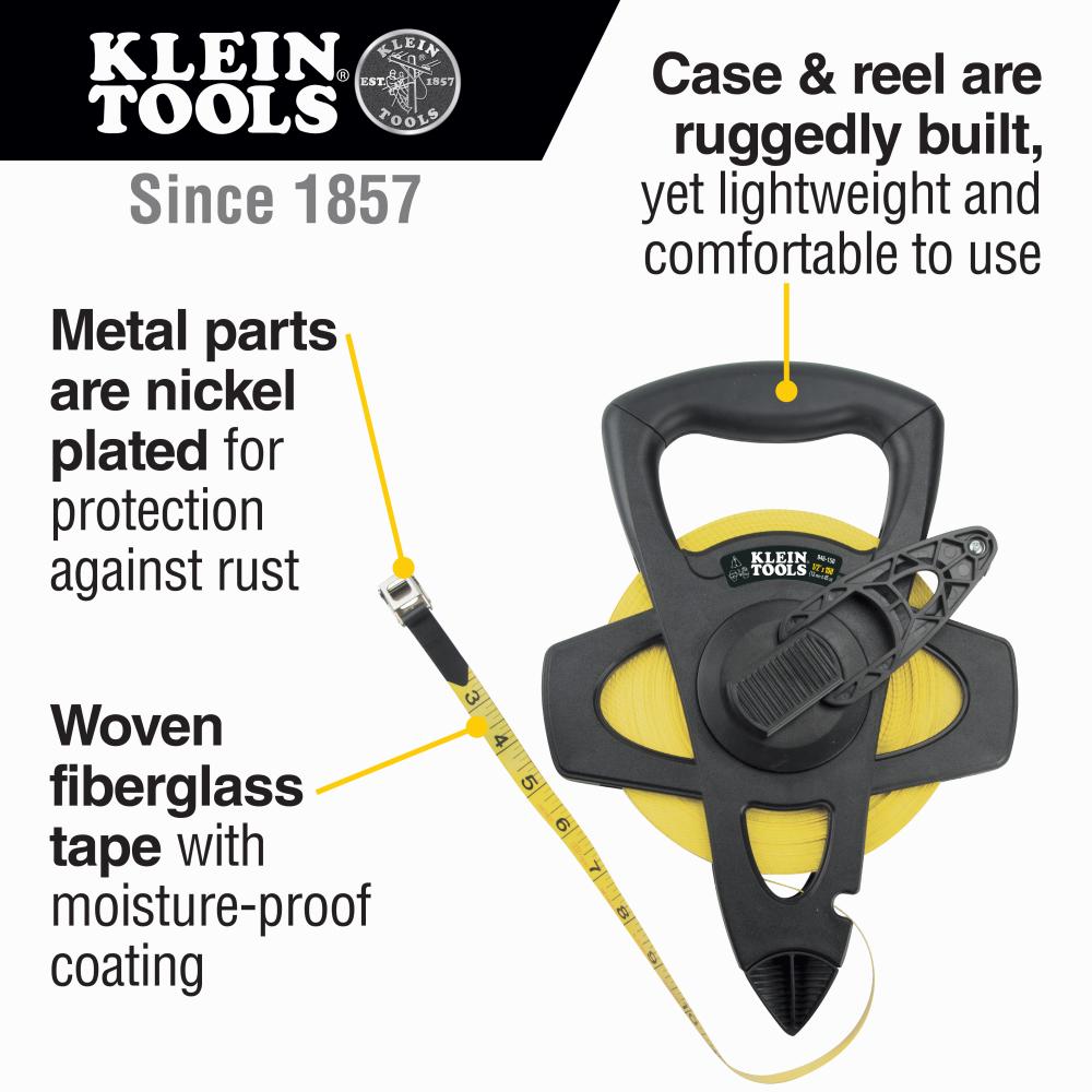 Klein Tools 946-150 86054 150' Fiberglass Ta