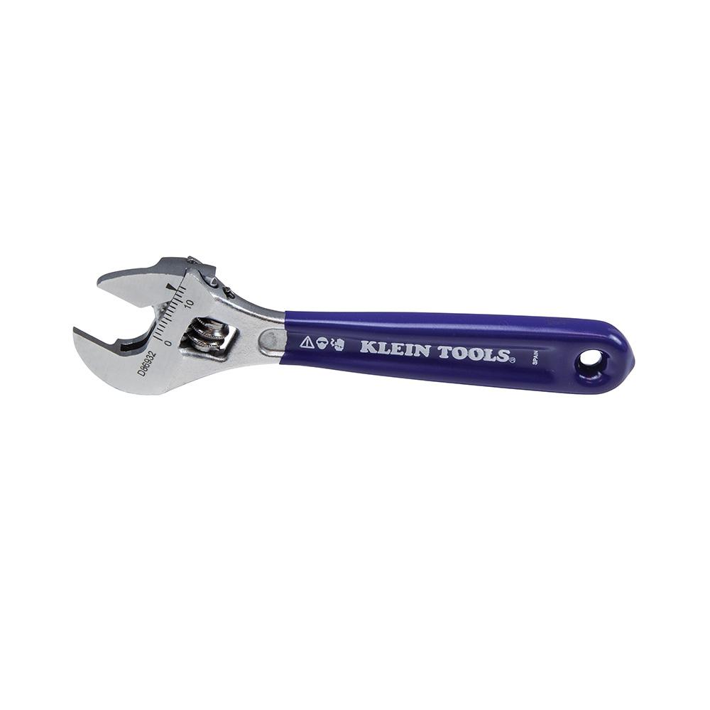 Klein Tools D86932 Slim-Jaw Adjustable Wrench, 4-Inch