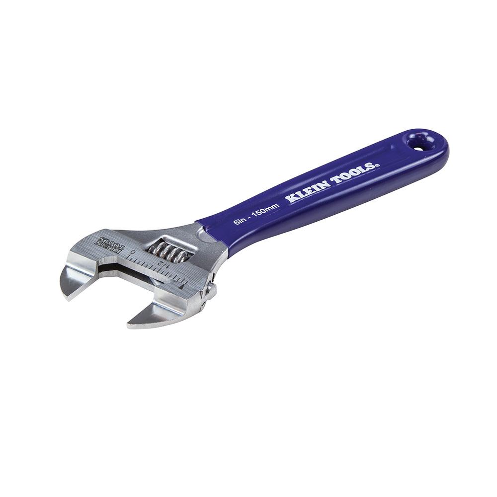 Klein Tools D86934 Slim-Jaw Adjustable Wrench, 6-Inch