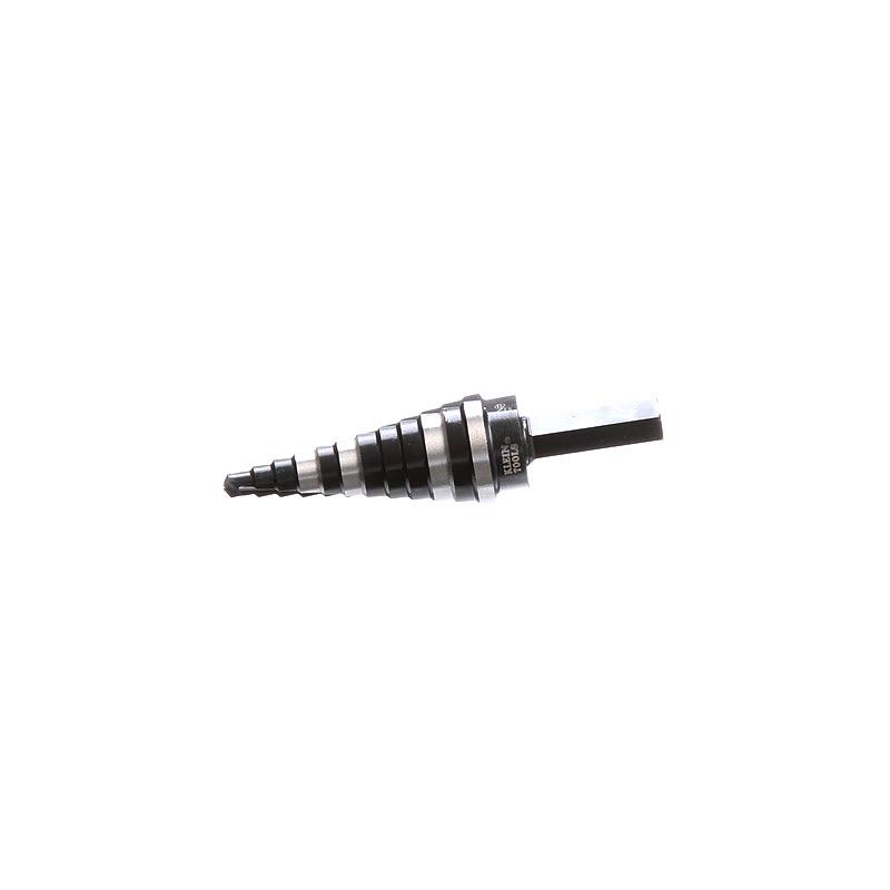 Klein Tools KTSB14 Step Drill Bit #14 Double-Fluted, 3/16 To 7/8-Inch