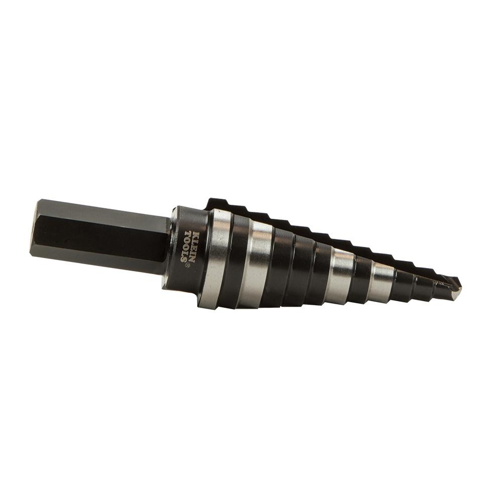 Klein Tools KTSB14 Step Drill Bit #14 Double-Fluted, 3/16 To 7/8-Inch