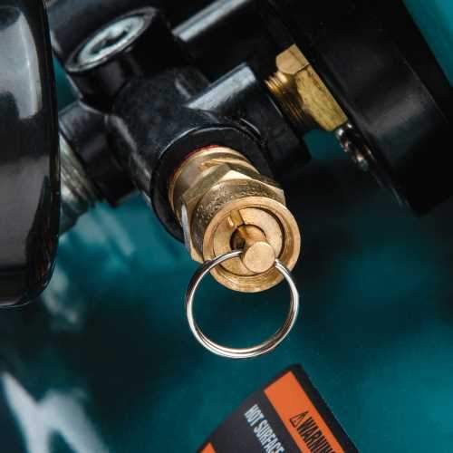 Makita MAC100Q Quiet Series 1/2 HP, 1 Gallon Compact, Oil‑Free, Electric Air Compressor