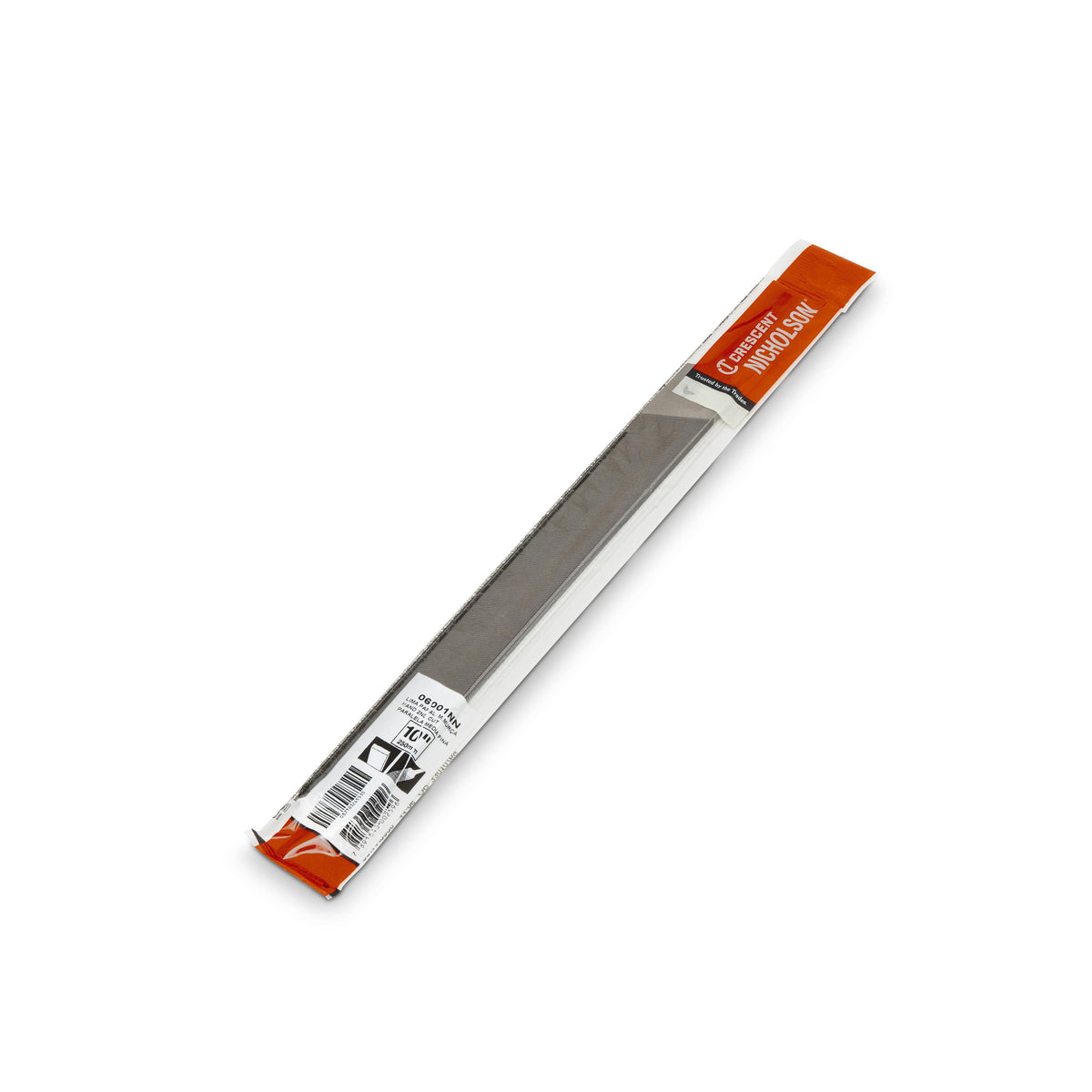 Nicholson 06001NN 10" Rectangular Double Cut Hand Second File