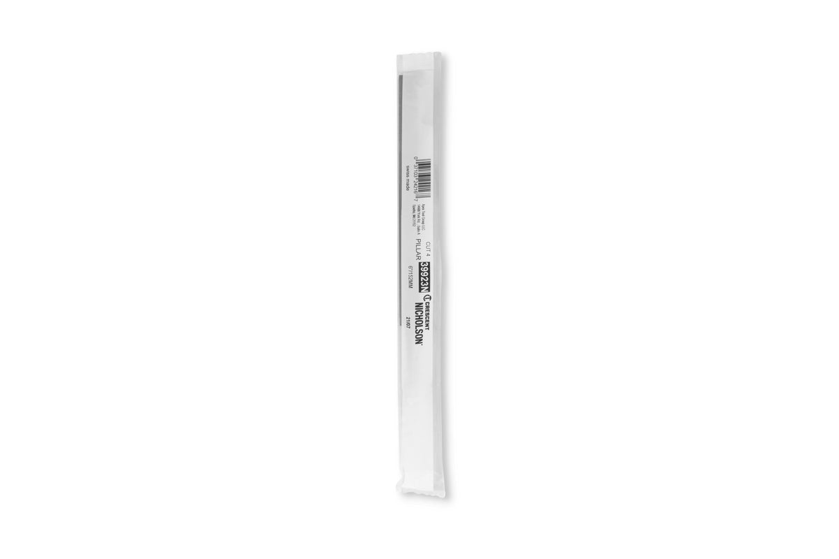 Nicholson 39923N 6" 4 Cut Flat Pillar File