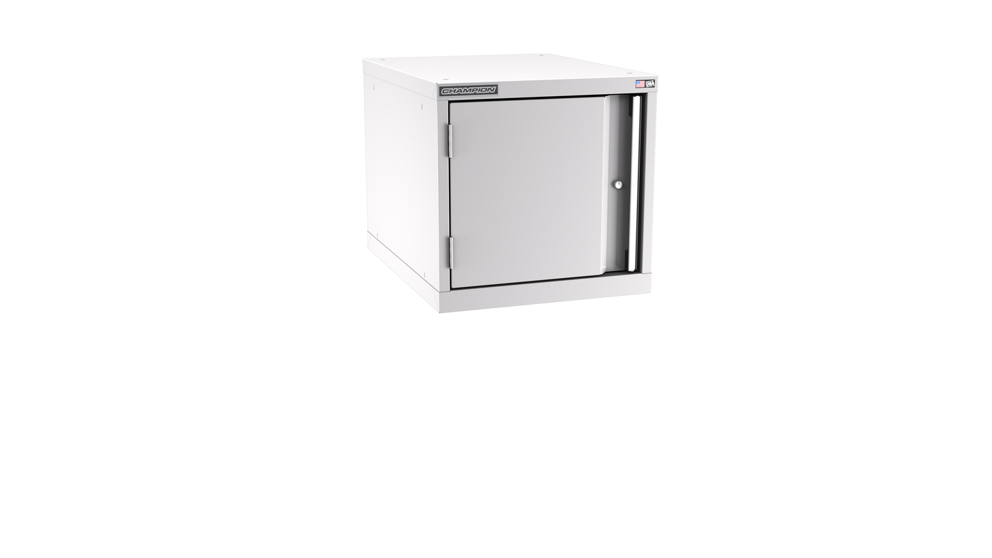 Champion Tool Storage NW900-FDIL-LG 1-Door Standard Depth Modular Cabinet NW900 | 22-3/16"W x 21-5/8"H x 28-1/2"D, Light Gray