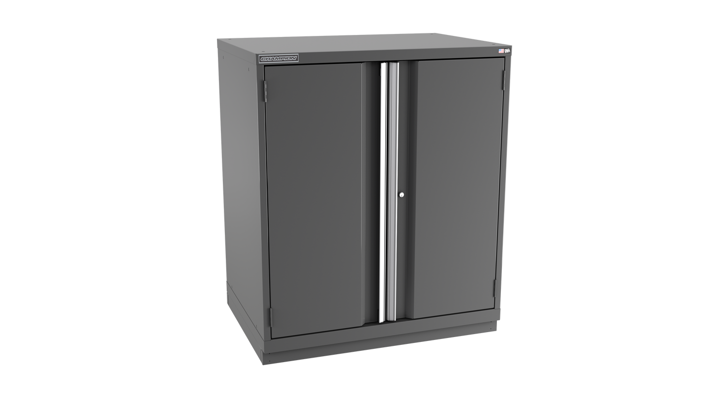 Champion Tool Storage SWP2100-2FDIL-FTB-DG 2-Door Standard Depth Modular Cabinet SWP2100 | 40-1/4"W x 45-1/4"H x 28-1/2"D, Dark Gray