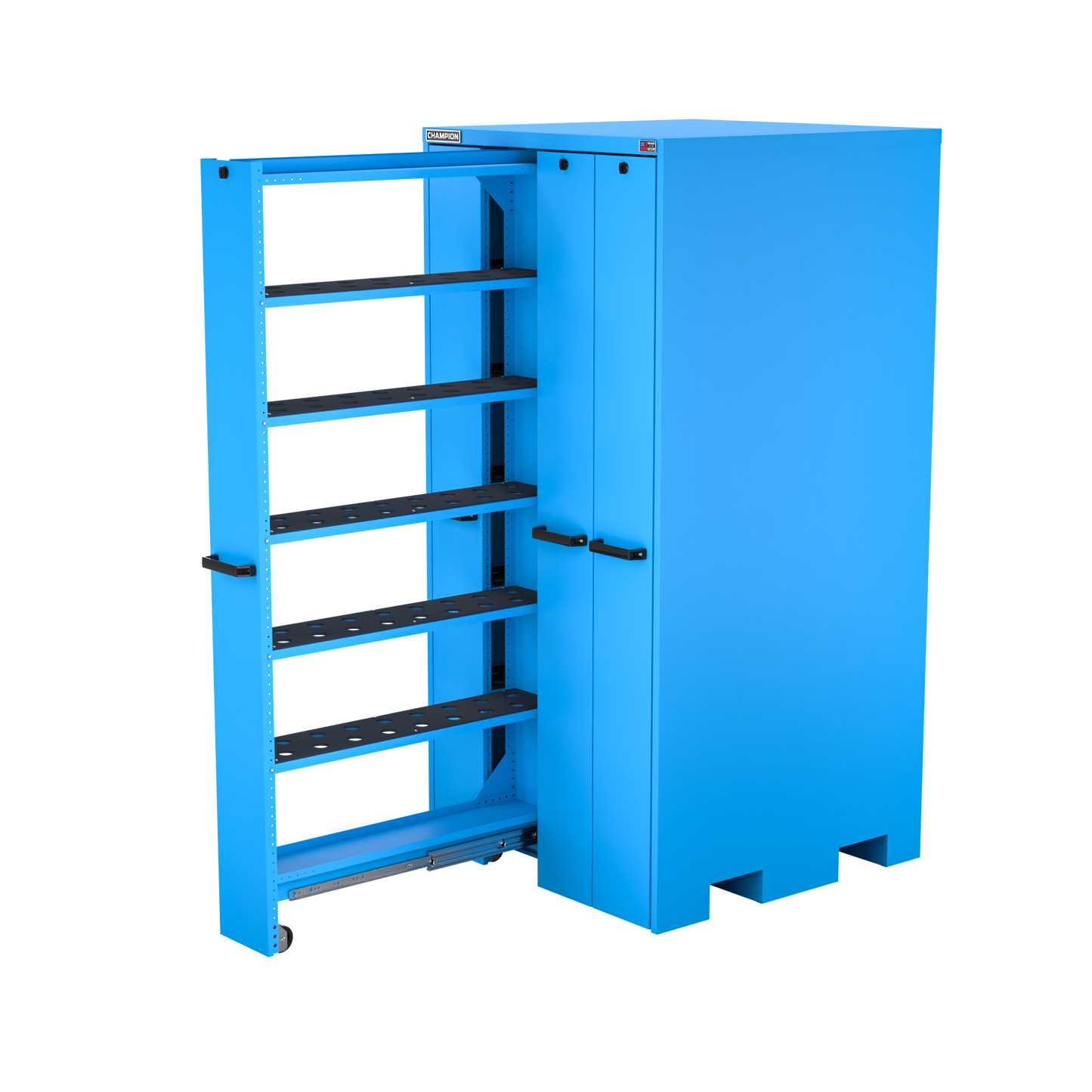 Champion Tool Storage VSCC6-LG 4-Drawer Standard Depth Vertical Storage Cabinet VSCC6 | 40"W x 84"H x 41"D, Light Gray
