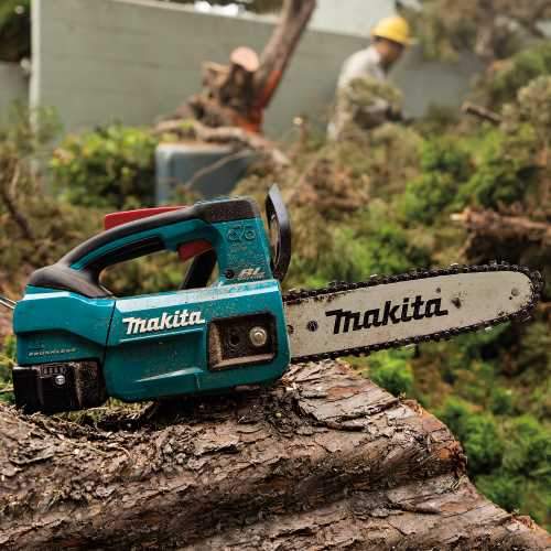 Makita XCU10SM1 18V LXT® Lithium‑Ion Brushless Cordless 12" Top Handle Chain Saw Kit (4.0 Ah)