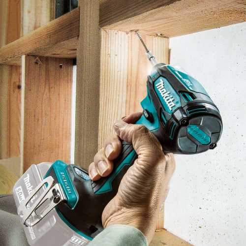 Makita XDT19Z 18V LXT® Lithium‑Ion Brushless Cordless Quick‑Shift Mode™ 4‑Speed Impact Driver, Tool Only