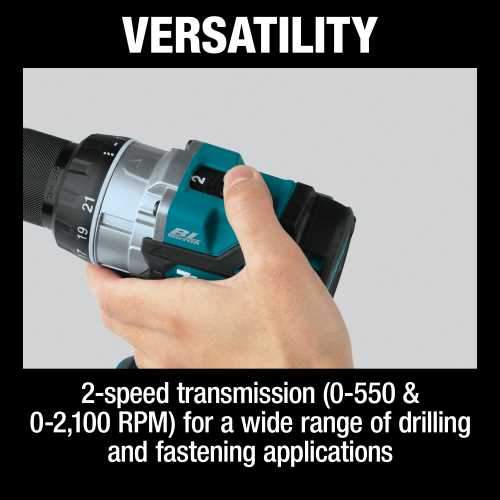 Makita XFD14T 18V LXT® Lithium‑Ion Brushless Cordless 1/2" Driver‑Drill Kit (5.0Ah)
