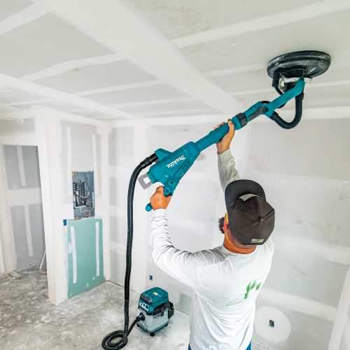 Makita XLS01ZX1 18V LXT® Lithium‑Ion Brushless Cordless 9" Drywall Sander, AWS® Capable, Tool Only