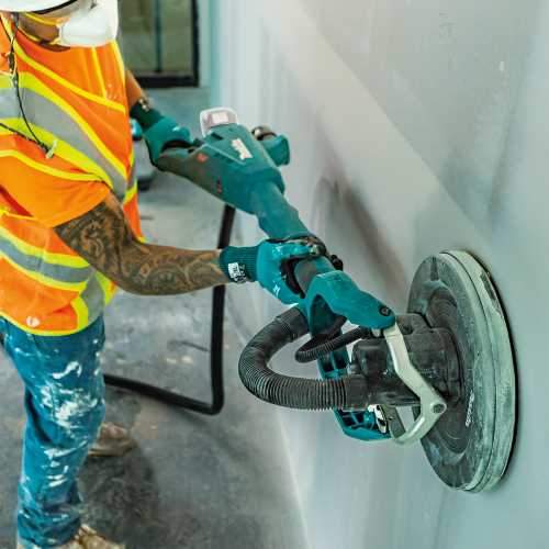Makita XLS01ZX1 18V LXT® Lithium‑Ion Brushless Cordless 9" Drywall Sander, AWS® Capable, Tool Only