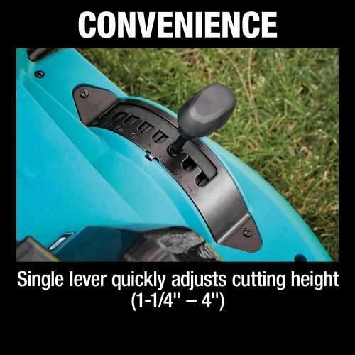Makita XML11CT1 36V (18V X2) LXT® 21" Self‑Propelled Lawn Mower Kit with 4 Batteries (5.0Ah)