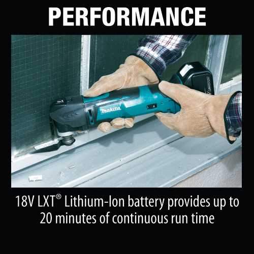 Makita XMT035 18V LXT® Lithium‑Ion Cordless Oscillating Multi‑Tool Kit (3.0Ah)