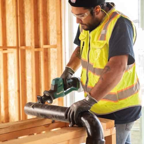 Makita XRJ08Z 18V LXT® Lithium‑Ion Brushless Cordless Compact One‑Handed Recipro Saw, Tool Only