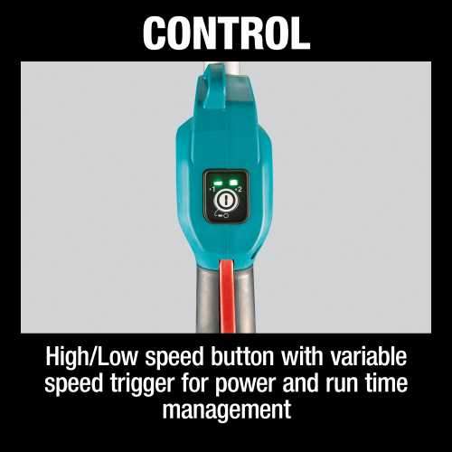 Makita XUX02SM1X3 18V LXT® Lithium‑Ion Brushless Cordless Couple Shaft Power Head Kit w/ 13" String Trimmer & Blower Attachments (4.0Ah)