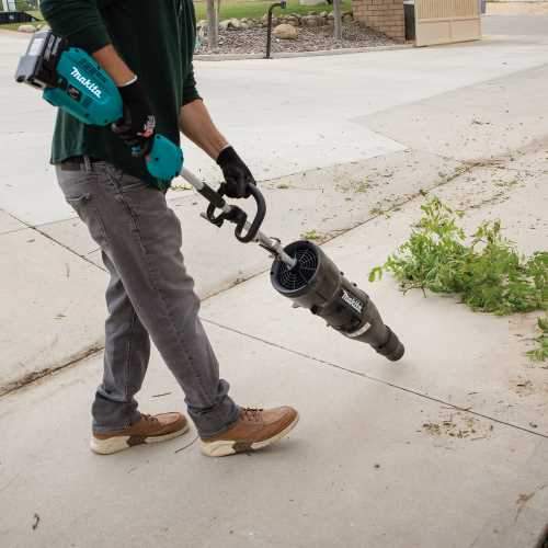 Makita XUX02SM1X3 18V LXT® Lithium‑Ion Brushless Cordless Couple Shaft Power Head Kit w/ 13" String Trimmer & Blower Attachments (4.0Ah)