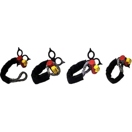 Fusion Tools 17-037510 LockJaw Synthetic Shackle, Lifting Rated, 3.36 Tons WLL, 6" Working Diameter