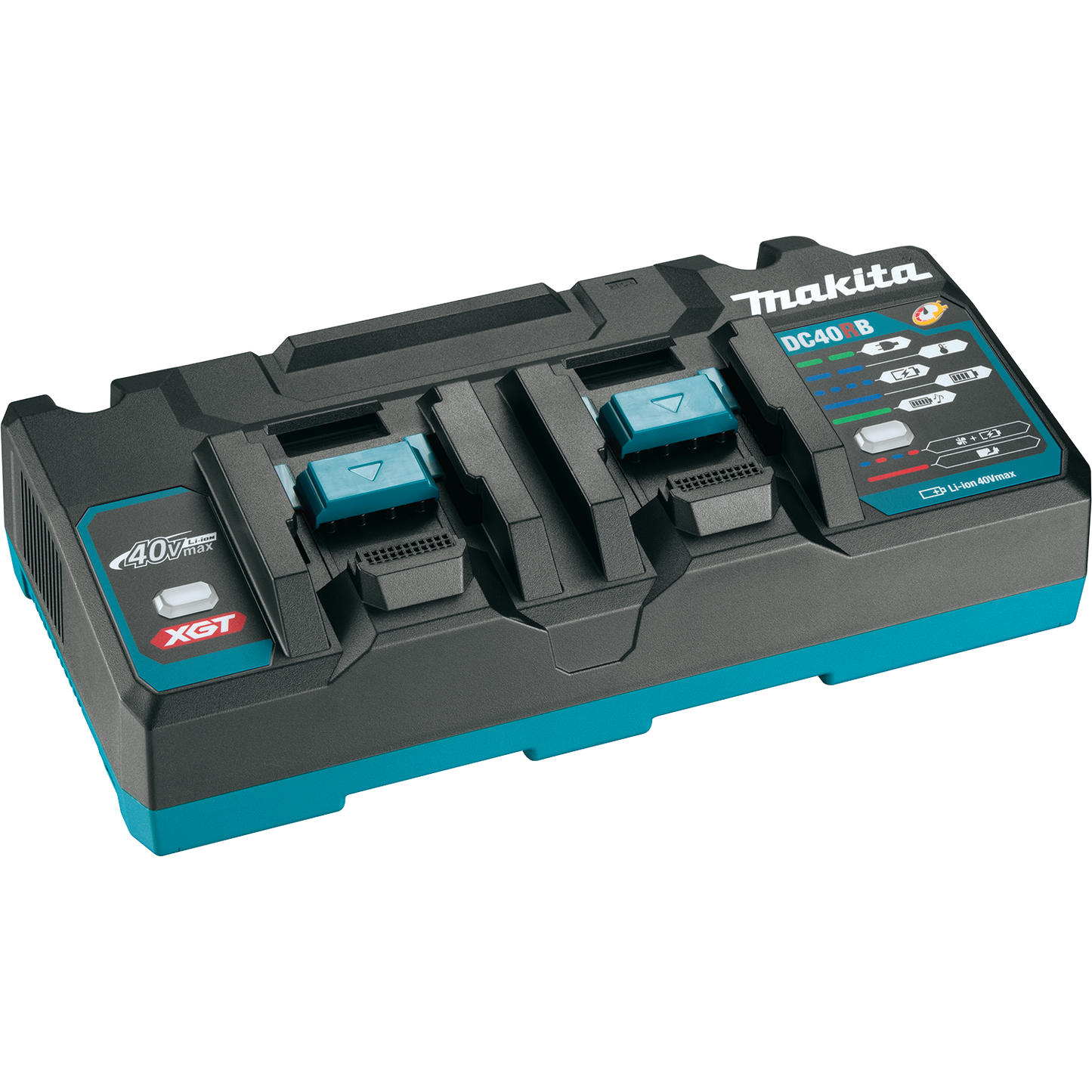 Makita GMH02PM 80V max (40V max X2) XGT® Brushless 28 lb. SDS‑MAX AVT® Demolition Hammer Kit, AWS® Capable (4.0Ah)