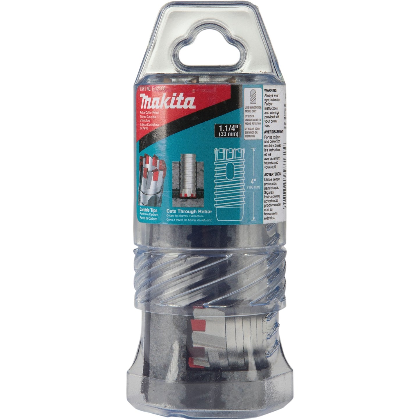 Makita E-12566 1‑1/4" x 4" Rebar Cutter Drill Bit (Head Only)