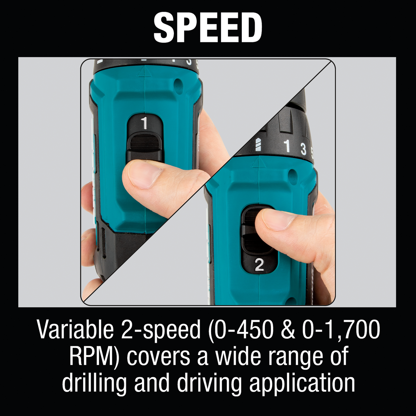 Makita FD09Z 12V max CXT® Lithium‑Ion Cordless 3/8" Driver‑Drill, Tool Only