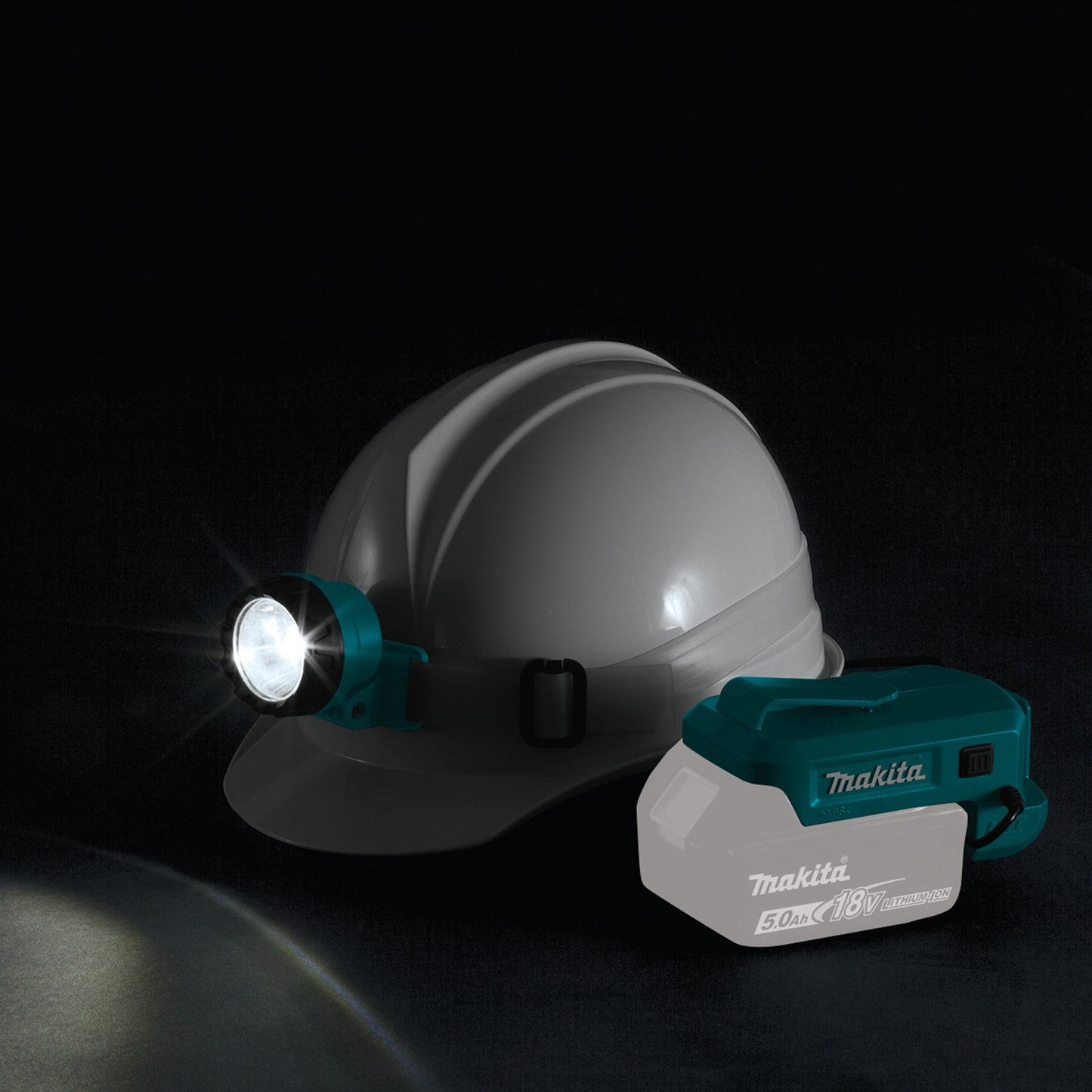 Makita DML800 18V LXT® Lithium‑Ion Cordless L.E.D. Headlamp, Headlamp Only
