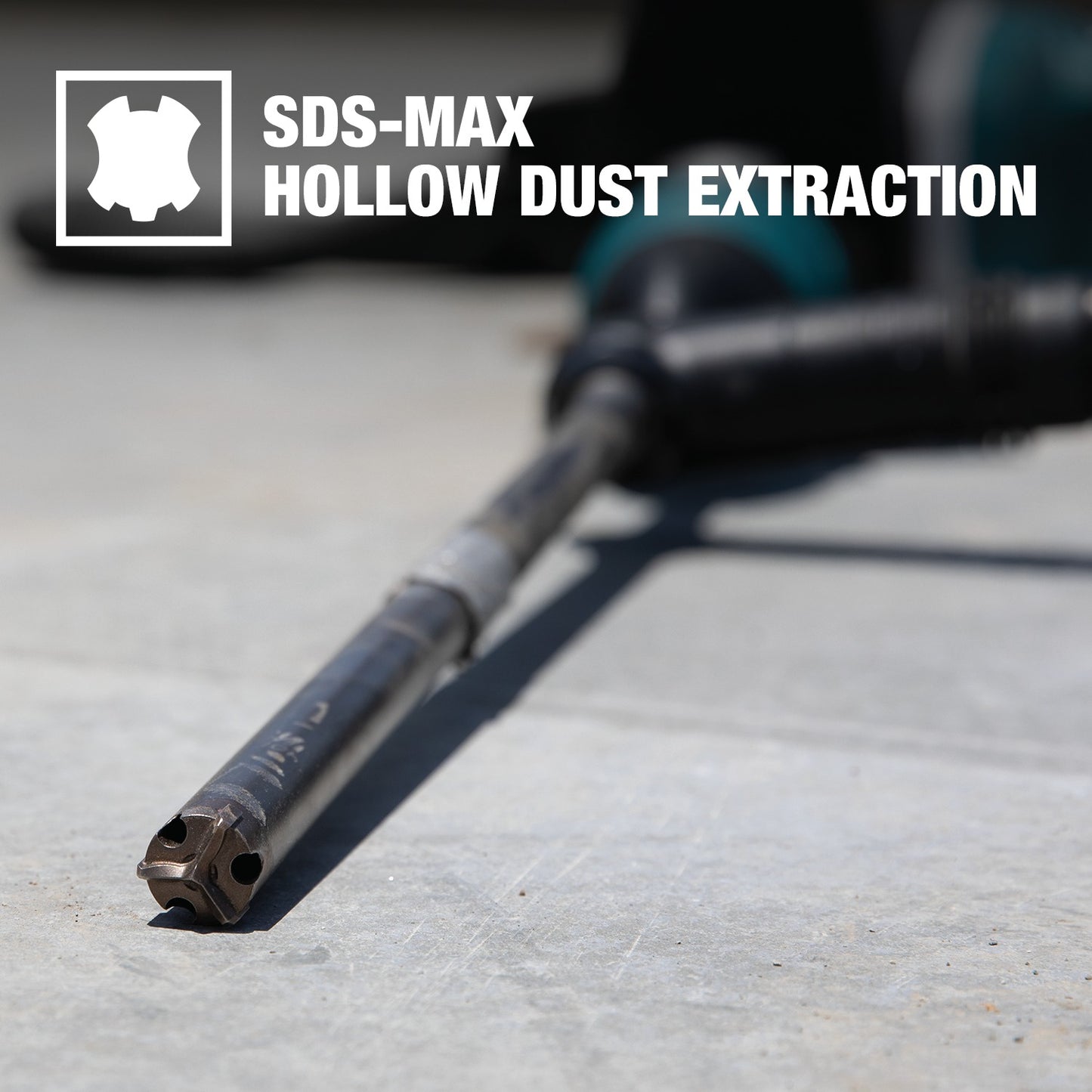 Makita B-63862 3/4" x 24" SDS‑Max Dust Extraction Drill Bit