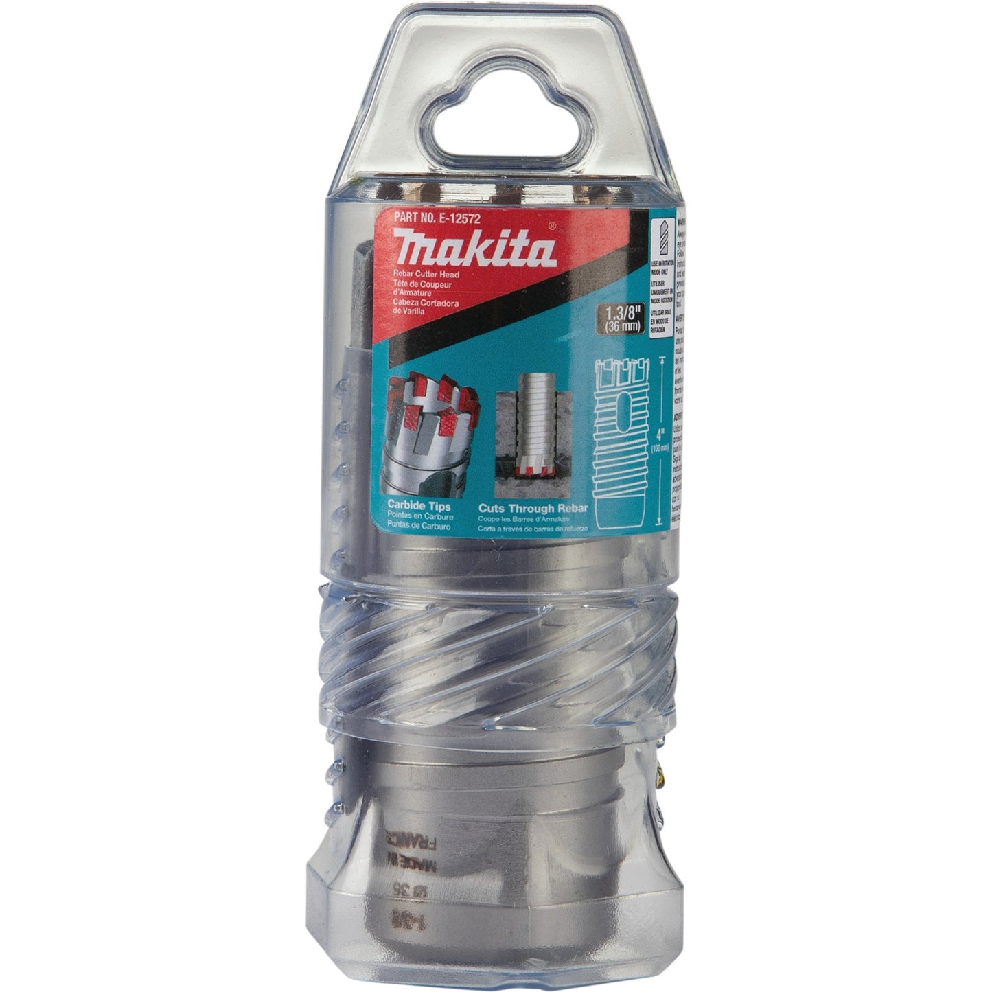 Makita E-12572 1‑3/8" x 4" Rebar Cutter Drill Bit (Head Only)
