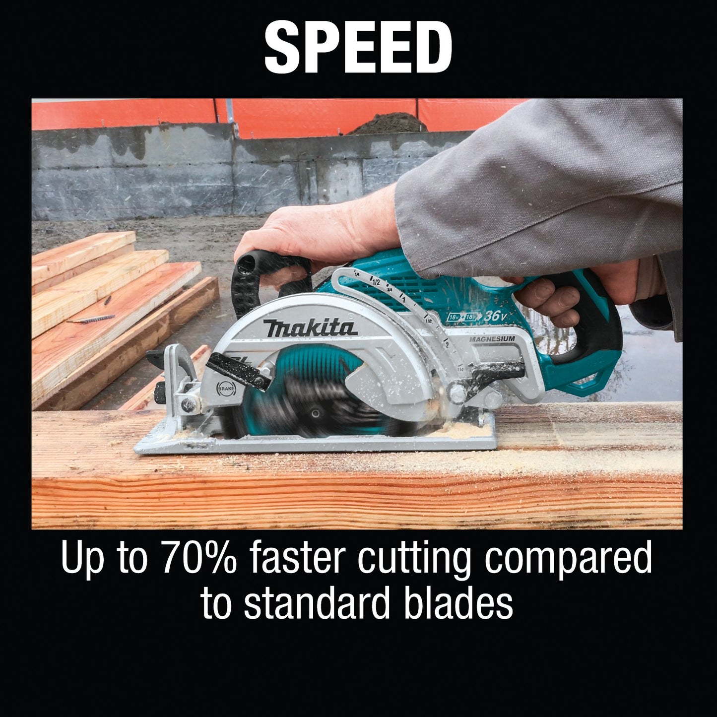 Makita B-61656-3 7‑1/4" 24T Carbide‑Tipped Max Efficiency Circular Saw Blade, Framing, 3/pk