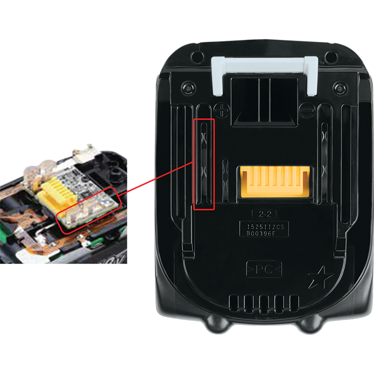 Makita BL1430B 14.4V Lithium‑Ion 3.0Ah Battery
