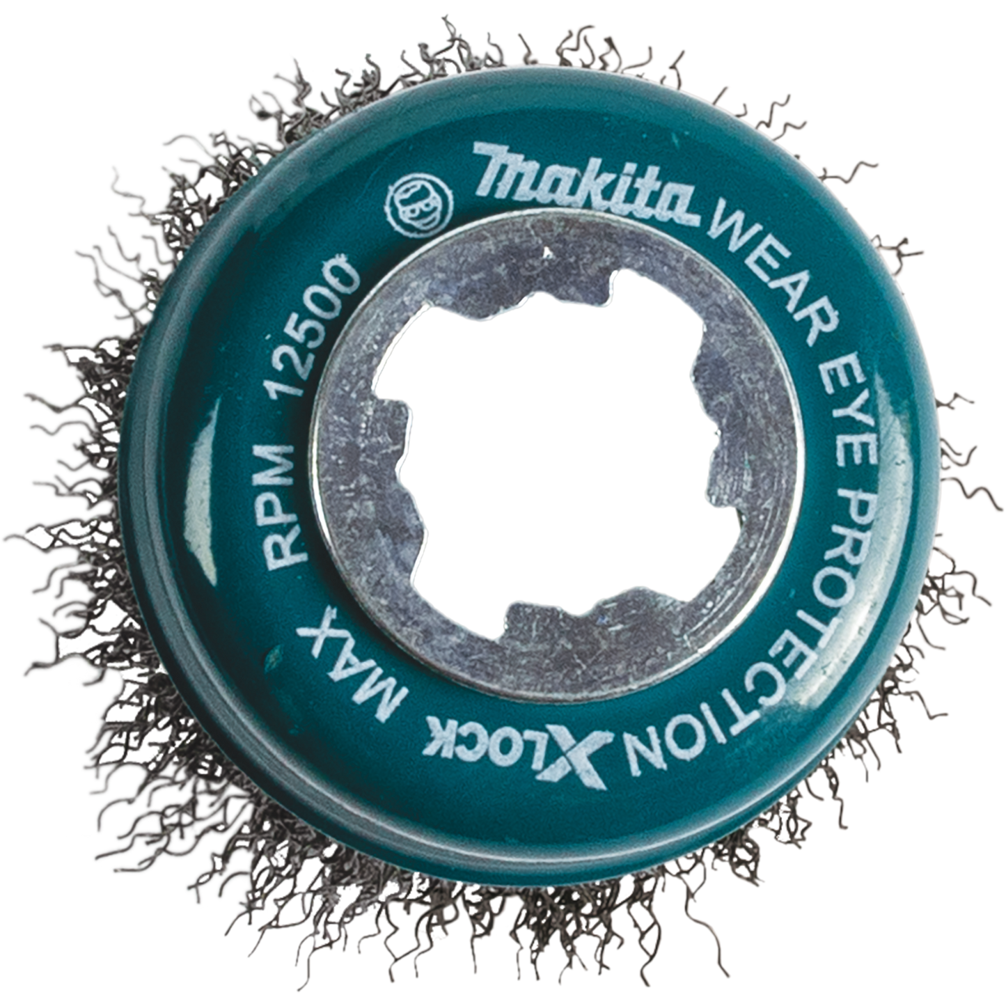Makita D-72637 X‑LOCK 3" Carbon Steel Crimped Wire Cup Brush