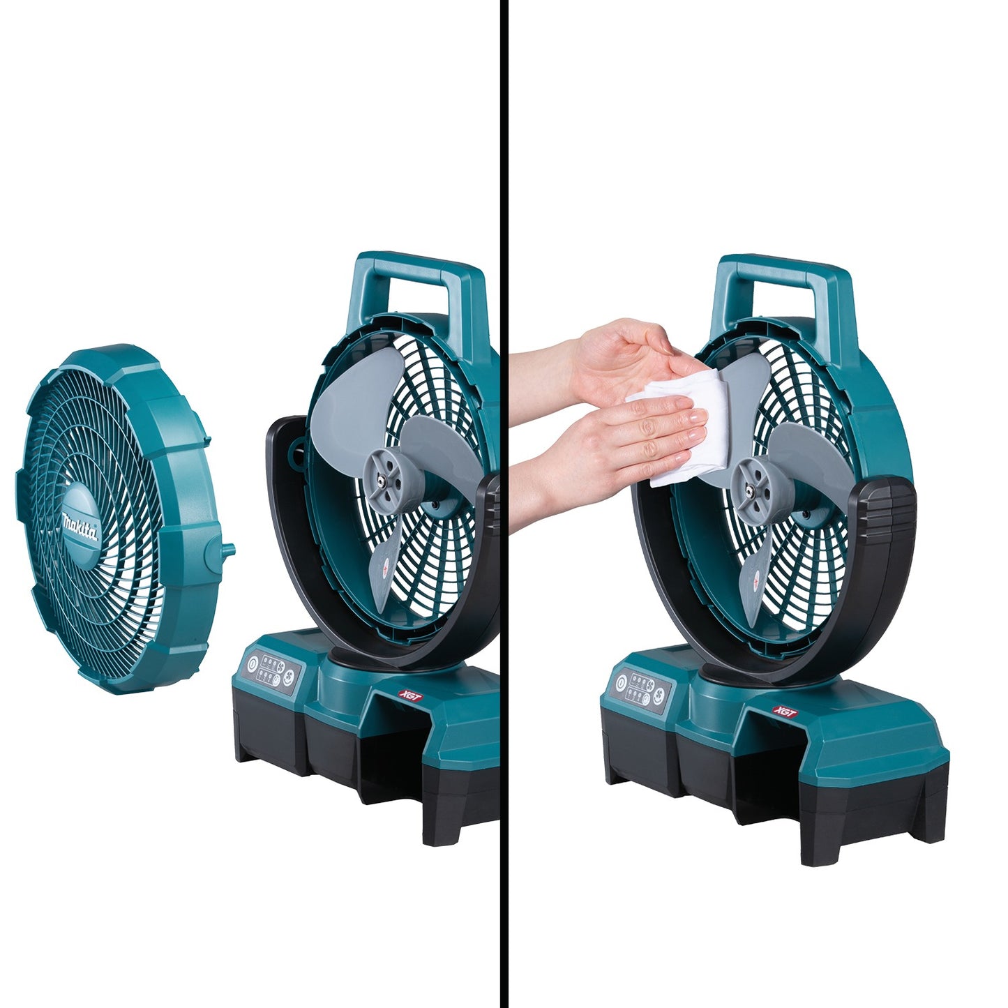 Makita CF001GZ 40V max XGT® Cordless/Corded 9‑1/4" Fan, Tool Only