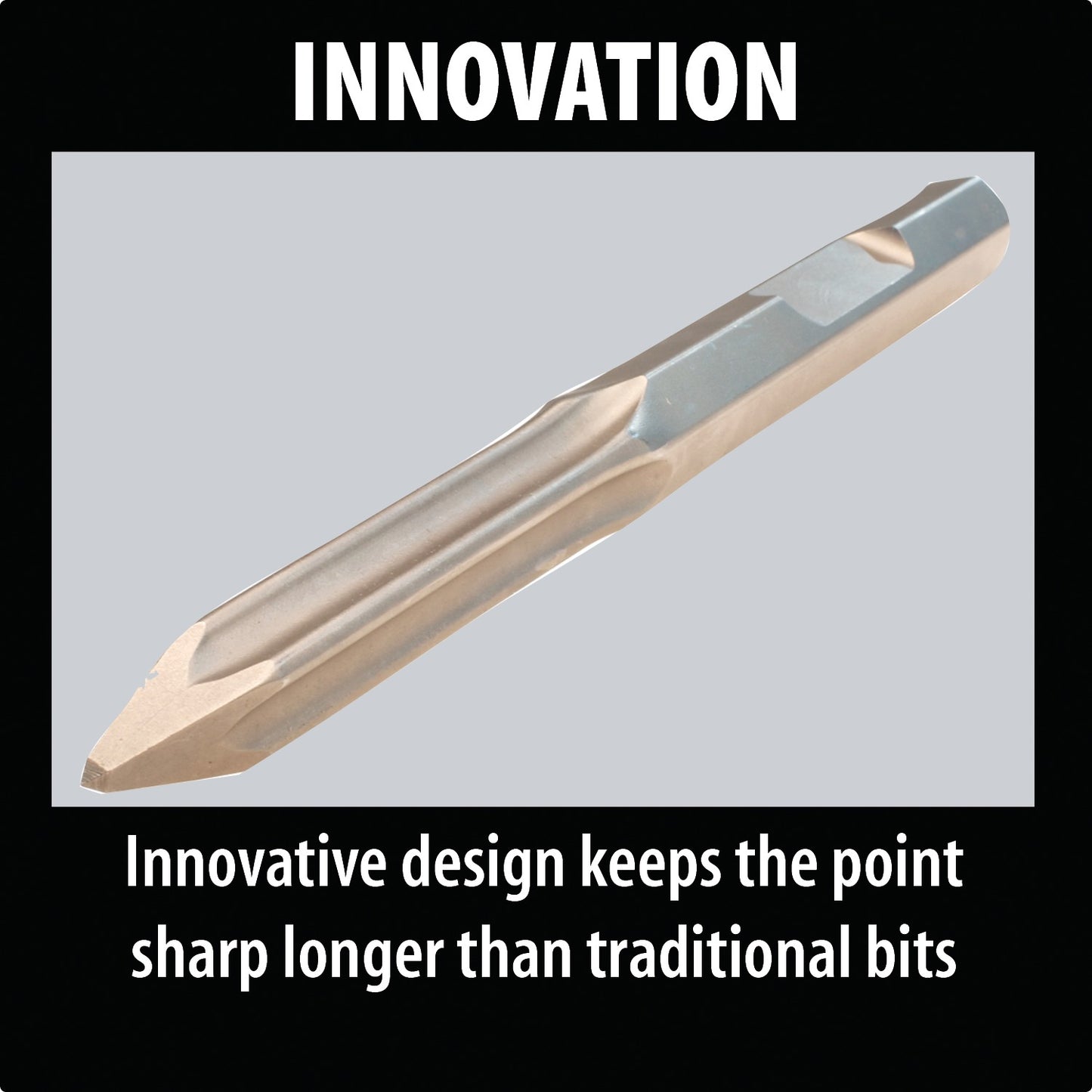 Makita B-45559 16" Self Sharpening Bull Point, 1‑1/8" Hex